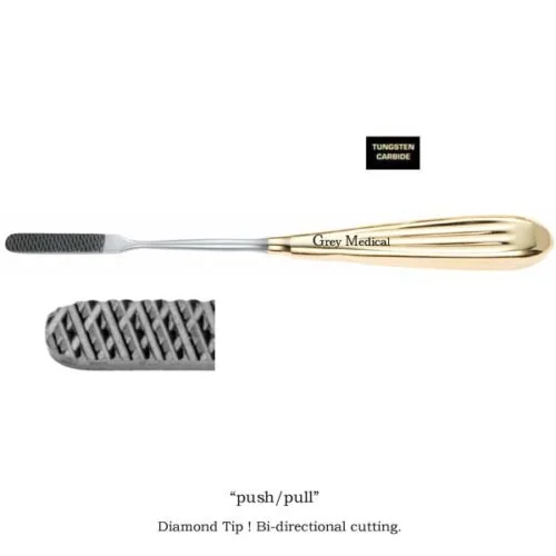 Parkes Push/Pull Tungsten Carbide Diamond Tip Rasp