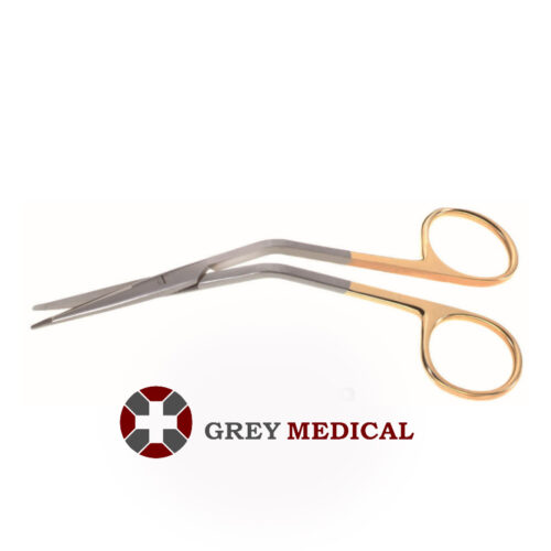 Aston Supercut Angled Scissors with Serrated Blades and Tungsten Carbide