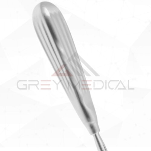 Aufricht Glabella Rasp - Cross serrated, Curved backward, Up & Down Cutting