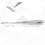 Aufricht Glabella Rasp - Cross serrated, Curved backward, Up & Down Cutting
