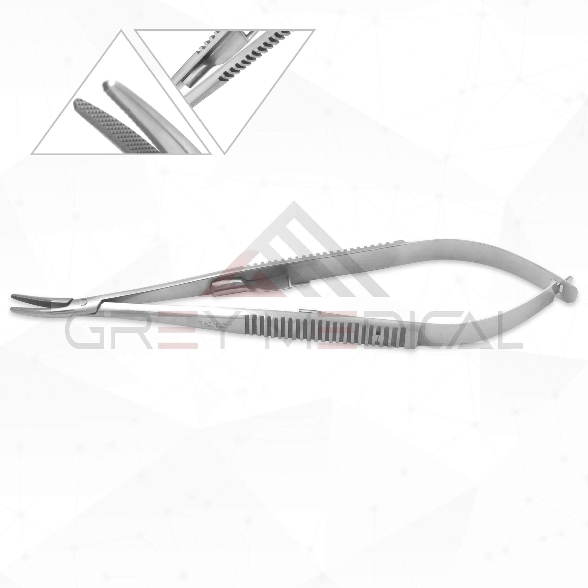 Castroviejo Needle Holder - Tungsten Carbide | Grey Medical
