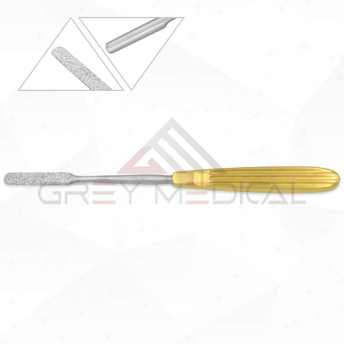 Delicate Nasal Rasp - Tungsten Carbide Diamond Dust, Concave