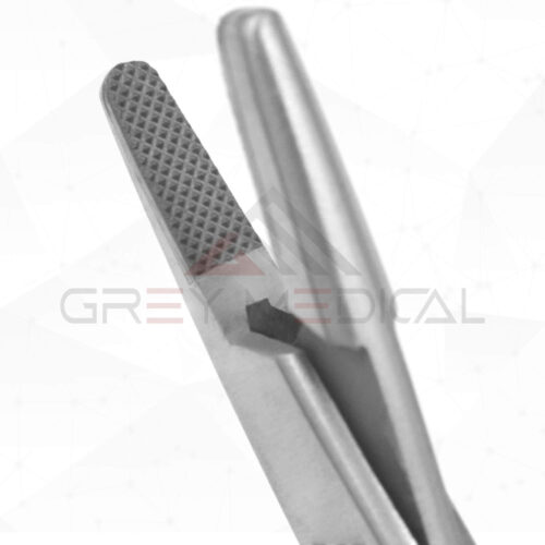 Derf Needle Holder - Tungsten Carbide Serrated Jaws