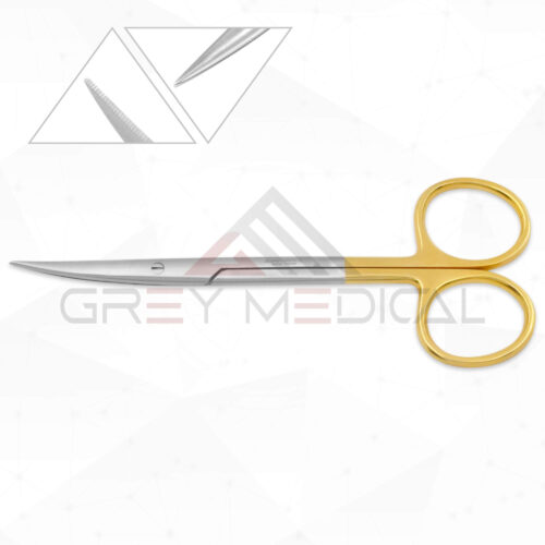 Devine Scissors, Curved Sharp Tips, Supercut serrated