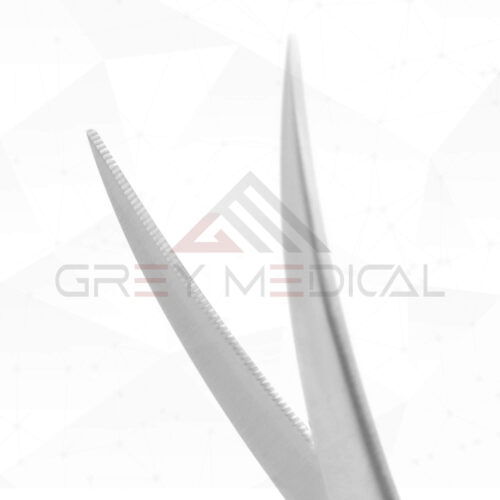 Devine Scissors, Curved Sharp Tips, Supercut serrated