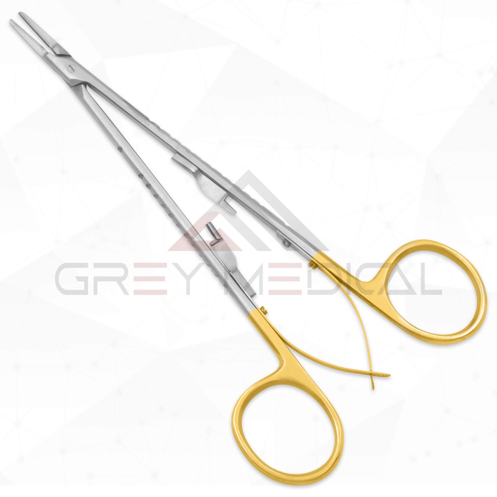 Diethrich Needle Holder - Tungsten Carbide, 1.0mm Jaw
