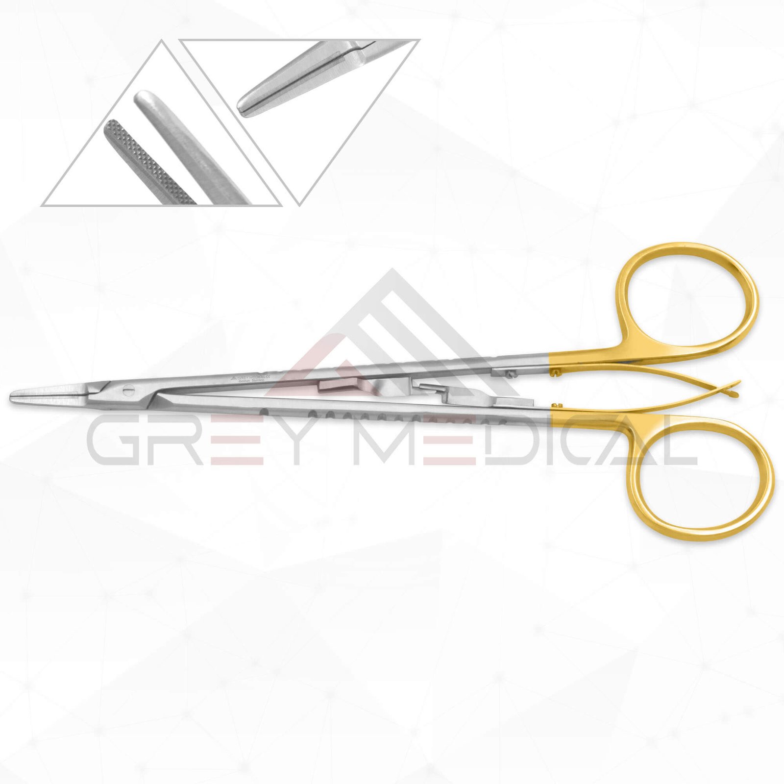 Diethrich Needle Holder - Tungsten Carbide, 1.0mm Jaw 4 Diethrich Needle Holder - Tungsten Carbide, 1.0mm Jaw