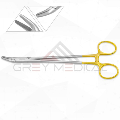 Finochietto Needle Holder - Tungsten Carbide, Angled Jaws