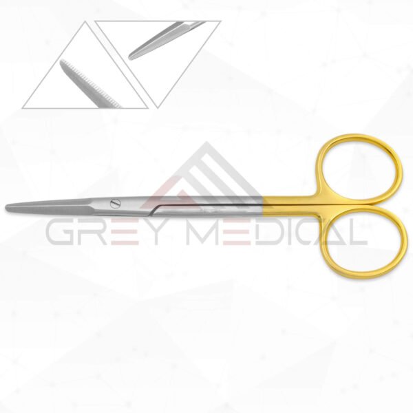 Fomon Saber Back Scissors - Supercut Serrated ( Tungsten Carbide )