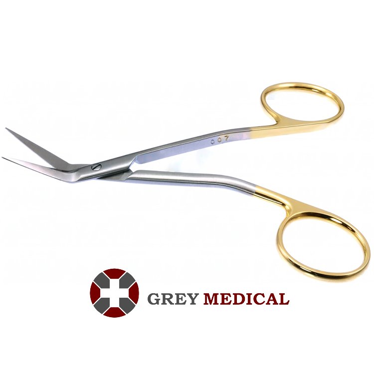 Buy Gorney Swan Neck Angled Scissors Online | Grey Medical