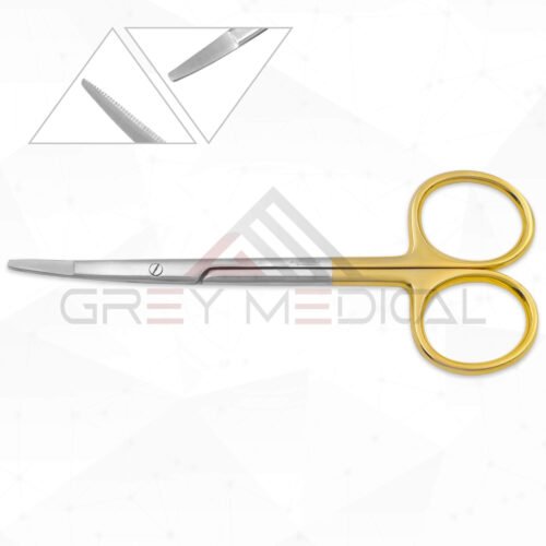 Greenberg PAR Scissors - Tungsten carbide, serrated, curved