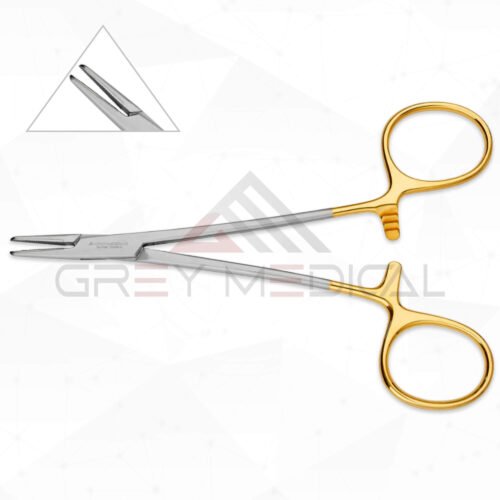 Halsey Needle Holder - Tungsten Carbide