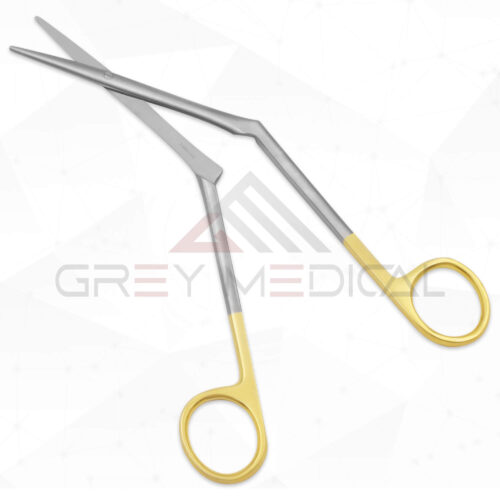 Heymann Nasal Scissors Delicate blunt - Serrated Supercut