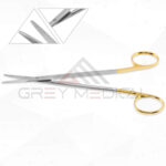 Kaye-Freeman Facelift Scissors, Curved, Serrated - Tungsten Carbide
