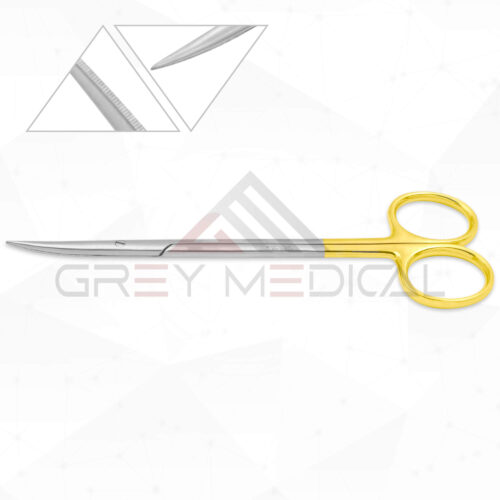 Metzenbaum Scissors - Serrated, Tungsten Carbide, Sharp Tips