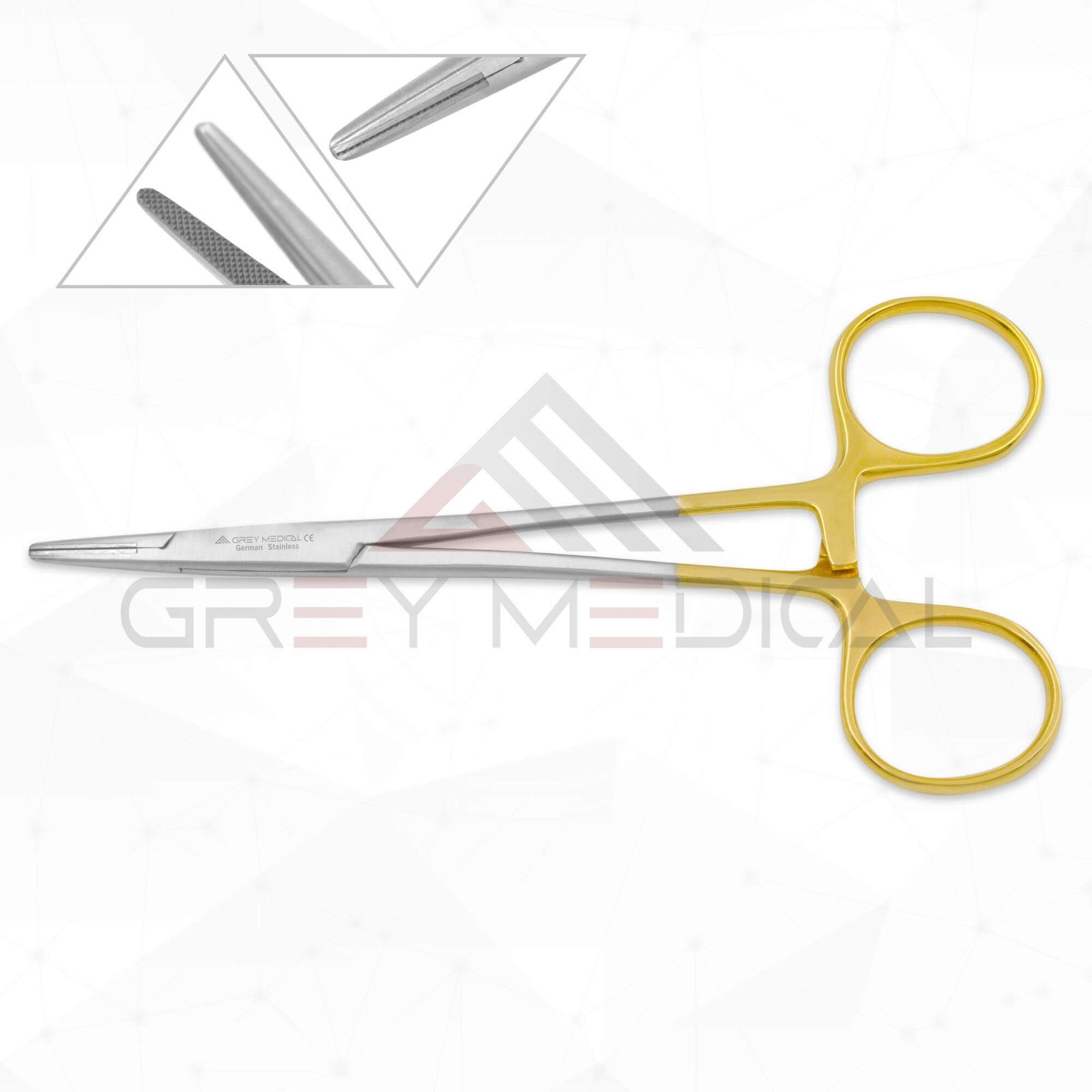 PAR Needle Holder - Tungsten Carbide Delicate Serrated Jaw