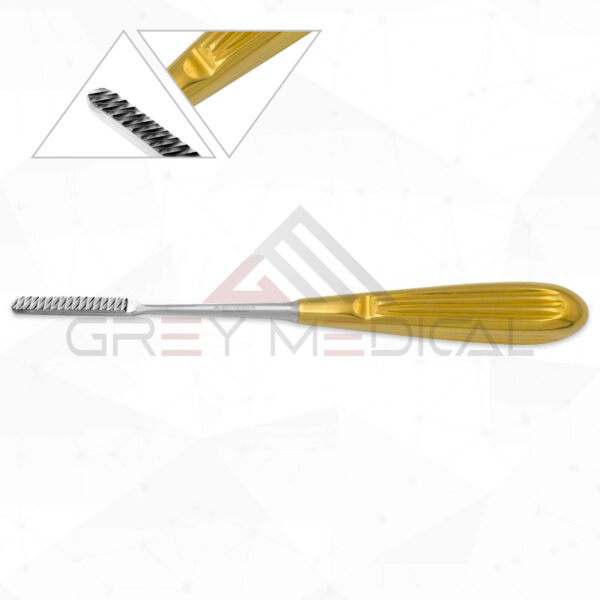 Parkes Nasal Rasp - Coarse Tungsten Carbide, Push Pull