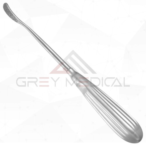 Peet Glabellar Rasp - Diamond Surface, Flat Curved