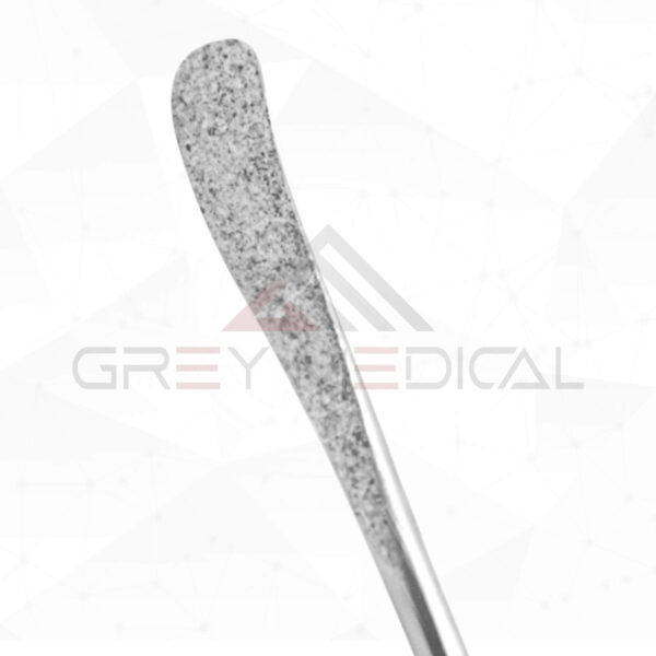 Peet Glabellar Rasp - Diamond Surface, Flat Curved
