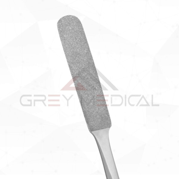 Peet Nasal Rasp - Diamond Surface, Flat Straight