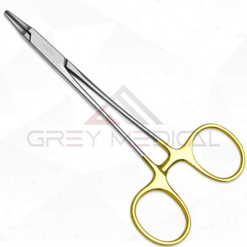 Ryder Needle Holder - Tungsten Carbide Serrated Delicate 1mm Jaw