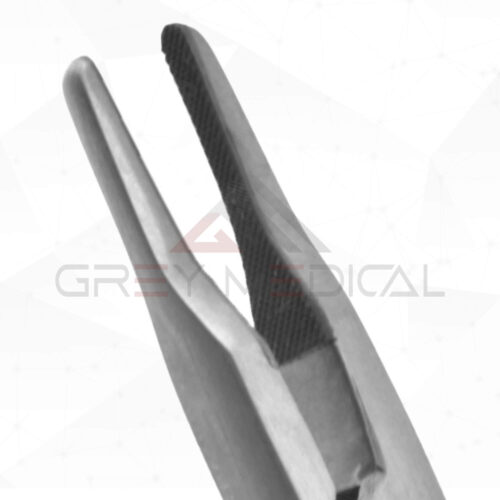 Ryder Needle Holder - Tungsten Carbide Serrated Delicate 1mm Jaw