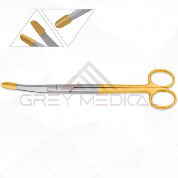 Solz Gold Tip Scissors - Curved Strong Double Beveled Blades 1 Solz Gold Tip Scissors - Curved Strong Double Beveled Blades