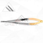 Spencer Needle Holder - Tungsten Carbide, w lock, 0.76 mm Jaw