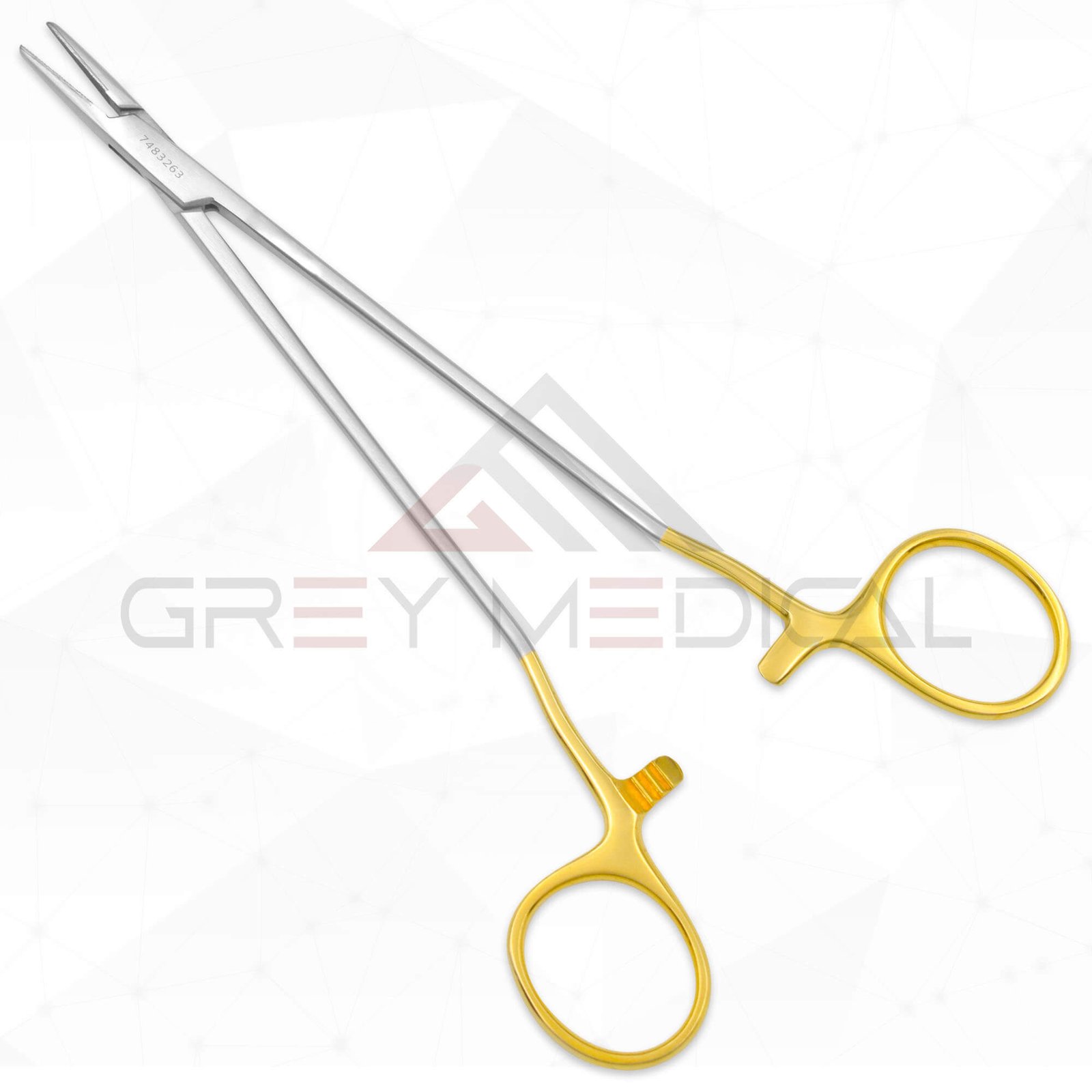 Swedish Needle Holder - Tungsten Carbide Serrated Delicate Jaw, Light Handles