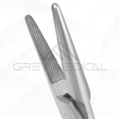 Swedish Needle Holder - Tungsten Carbide Serrated Delicate Jaw, Light Handles