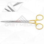 Tebbetts Delicate Needle Holder - Tungsten Carbide Serrated Jaw