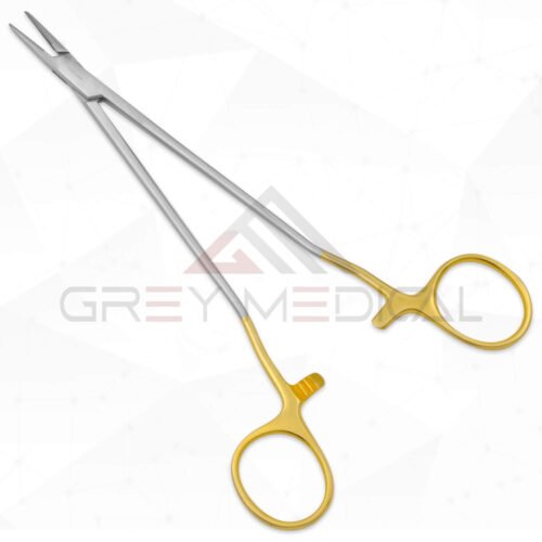 Tebbetts Delicate Needle Holder - Tungsten Carbide Serrated Jaw