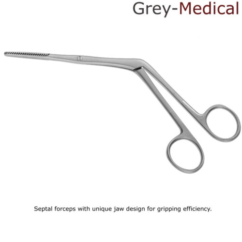 Tebbetts Septal Platform Angled Forceps