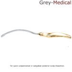 Ramirez Type Endoscopic Forehead Parietal Periosteal Elevator, 10-1/2" 26.5 cm, Stainless Steel