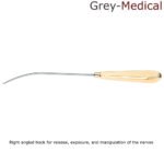 Daniel Endoscopic Forehead Nerve Hook, 9-1/4" 23.5 cm, Stainless Steel