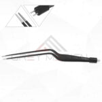 Cushing Bipolar Bayonet Forceps, Non-Stick