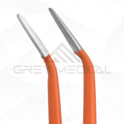 Jeweller Bipolar Forceps Silver Glide - Non-Stick - Angled