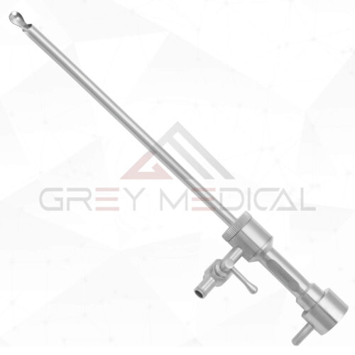 Ramirez Type Cobra Cannula, Low Profile For 5mm Scope, Without Stopcock
