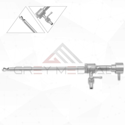 Ramirez Type Cobra Cannula, Low Profile For 5mm Scope, Without Stopcock