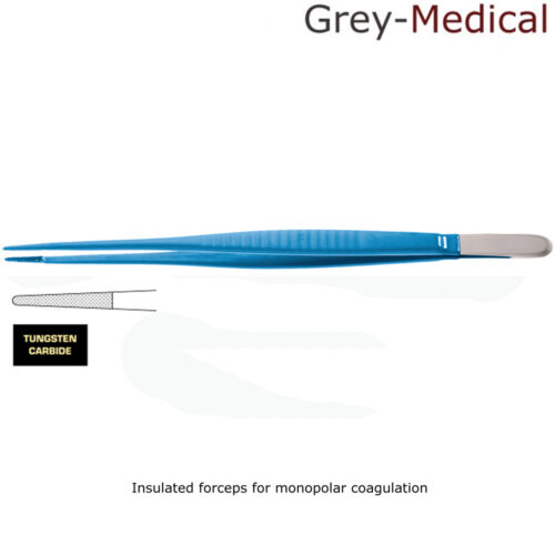 Crow Insulated Forceps, 9" 23 cm 4000 Jaw, Tungsten Carbide