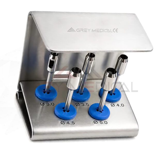 Dental Implant Tissue Punches Kit , 8 PCs. Tissue Punches