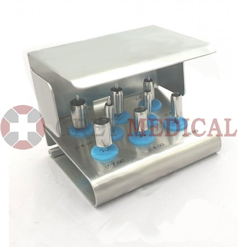 Dental Implant Tissue Punches Kit , 8 PCs. Tissue Punches