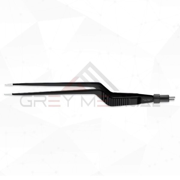 Cushing Bipolar Bayonet Forceps - Non-Stick