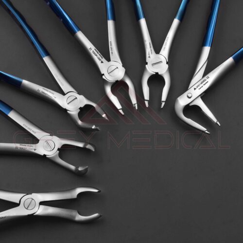 FULL SET OF 6 APICAL RETENTION FORCEPS - Image 4