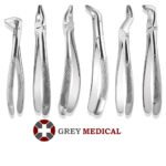 FULL SET OF 6 APICAL RETENTION FORCEPS