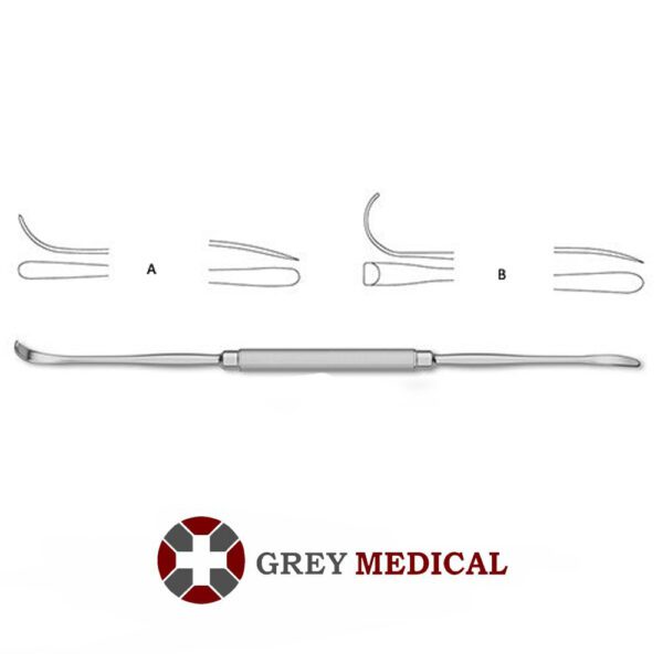 2pc Lenox Freer Periosteal Elevators – German Stainless Steel, Dental Surgery Instruments