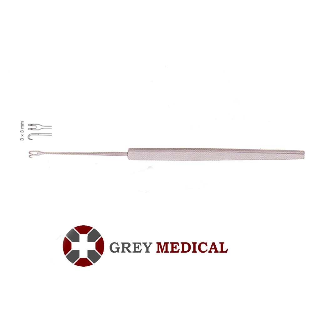 Buy Frazier Dura And Skin Retractor Hook Online Grey Medical