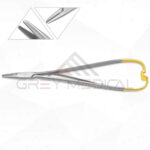 Mathieu Needle Holder - Tungsten Carbide Serrated jaws
