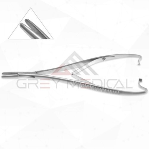 Mathieu-Olsen Needle Holder - Tungsten Carbide Serrated Jaw