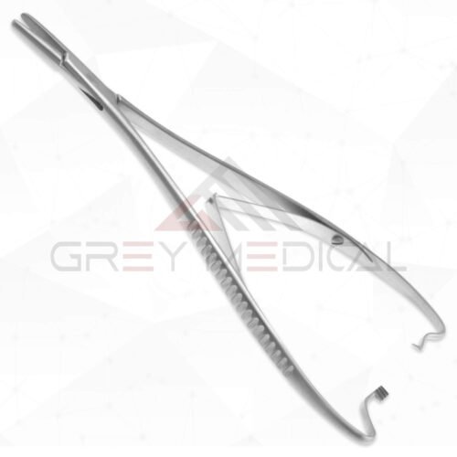 Mathieu-Olsen Needle Holder - Tungsten Carbide Serrated Jaw